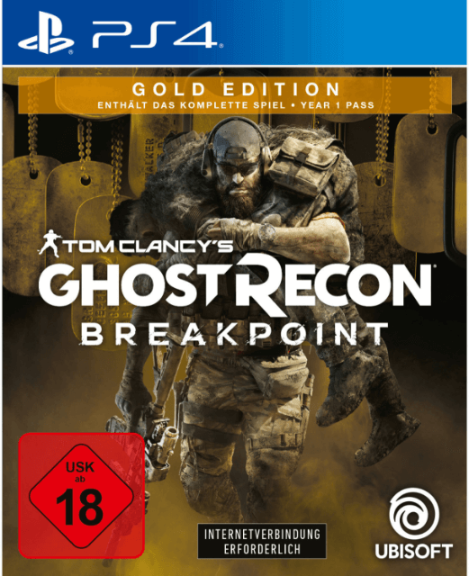 Ghost Recon Breakpoint box art for Playstation 4